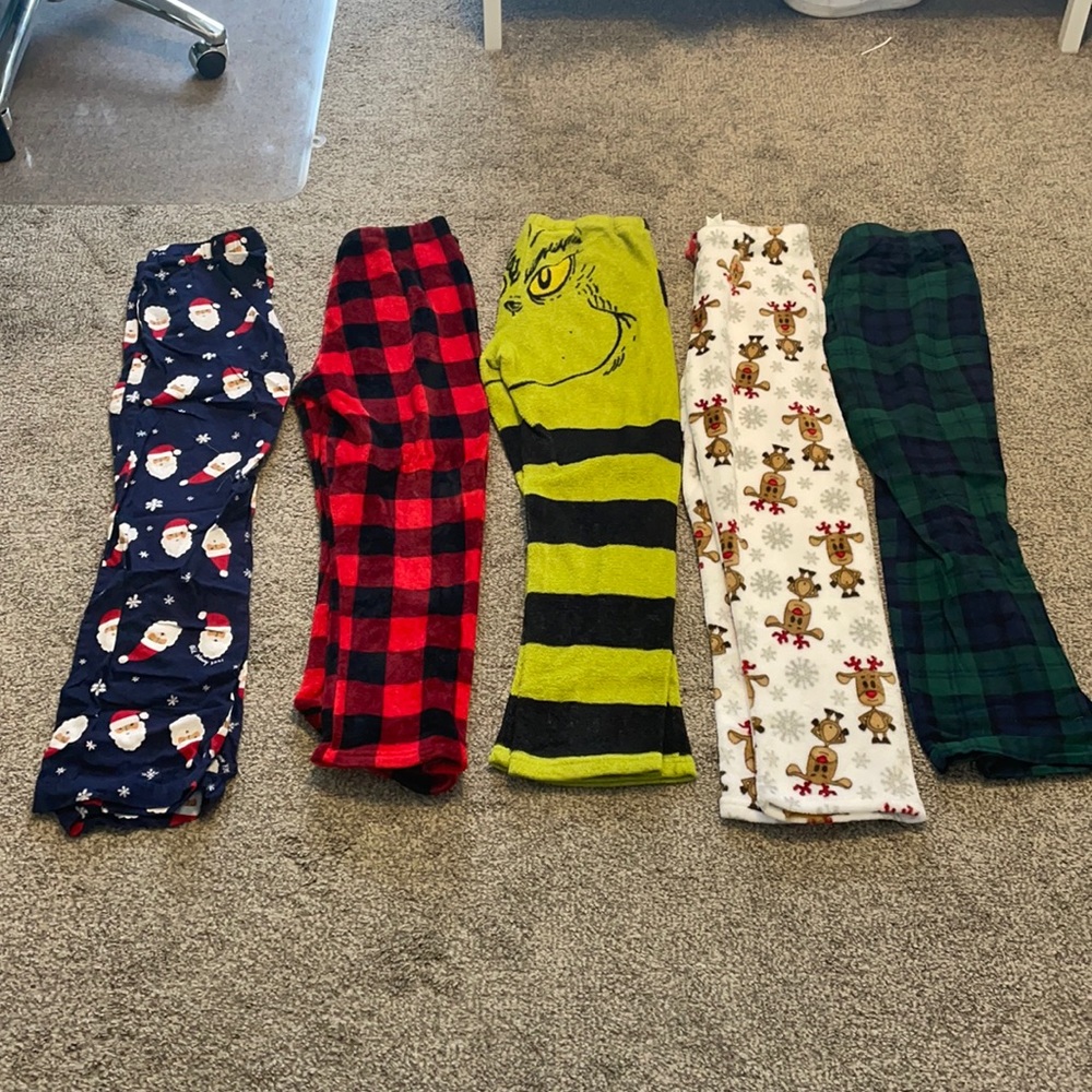 Bulk Christmas pajama bottoms